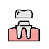 Dental Crown And Bridge Icon Image